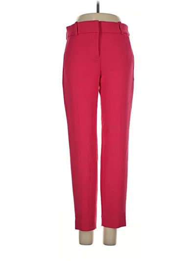 Pre-owned J.crew 365 Dress Pants In Red
