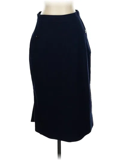 Pre-owned J.crew 365 Formal Skirt In Blue