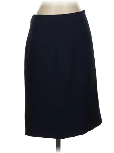 Pre-owned J.crew 365 Formal Skirt In Blue