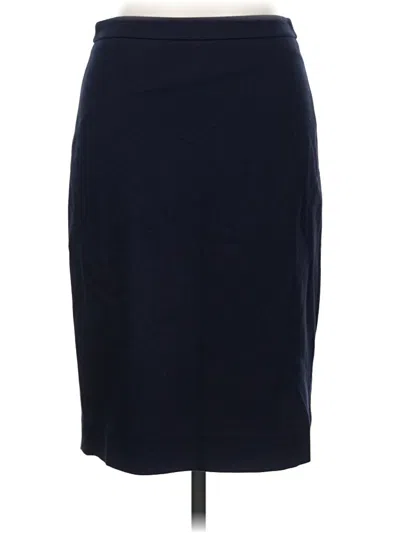 Pre-owned J.crew 365 Formal Skirt In Blue