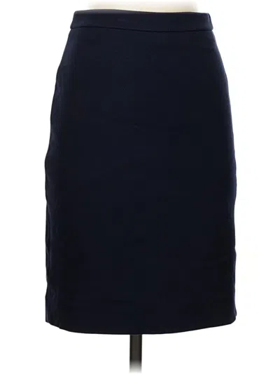 Pre-owned J.crew 365 Formal Skirt In Blue