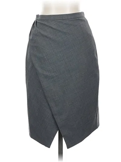 Pre-owned J.crew 365 Formal Skirt In Gray