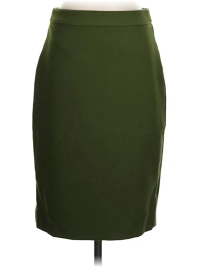 Pre-owned J.crew 365 Formal Skirt In Green
