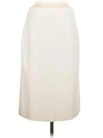 Pre-owned J.crew 365 Formal Skirt In Ivory