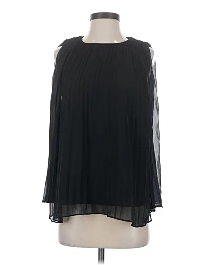 Pre-owned J.crew 365 Long Sleeve Blouse In Black