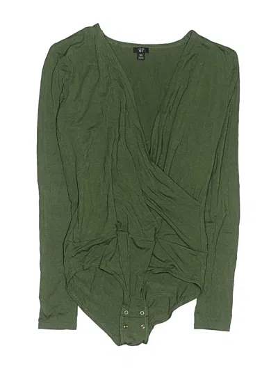 Pre-owned J.crew 365 Long Sleeve Blouse In Green