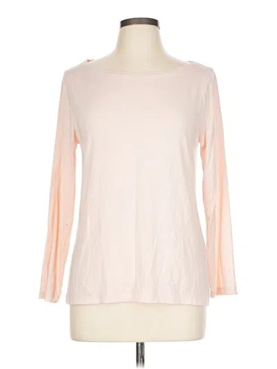 Pre-owned J.crew 365 Long Sleeve T-shirt In Pink