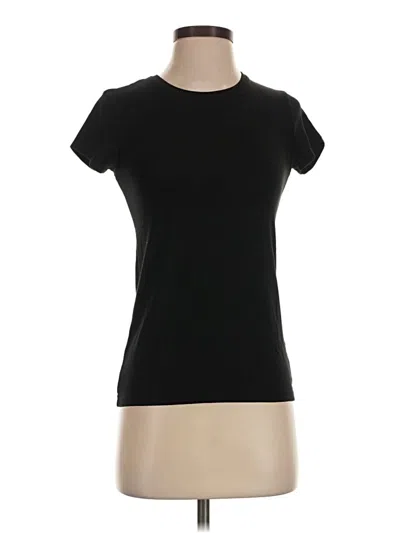 Pre-owned J.crew 365 Short Sleeve T-shirt In Black