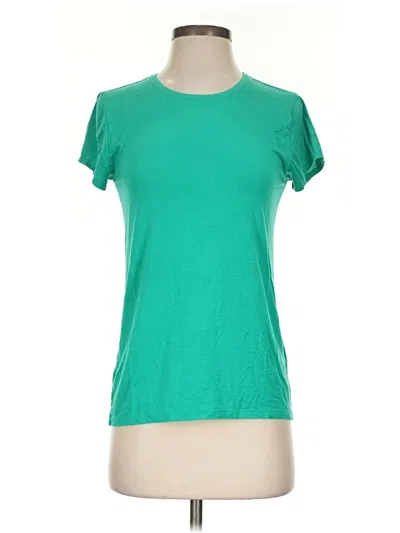 Pre-owned J.crew 365 Short Sleeve T-shirt In Green
