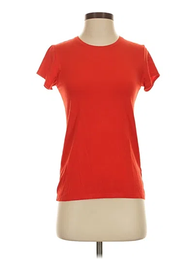 Pre-owned J.crew 365 Short Sleeve T-shirt In Red