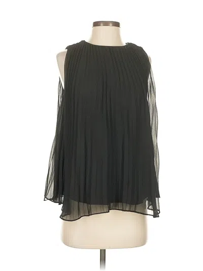 Pre-owned J.crew 365 Sleeveless Blouse In Black