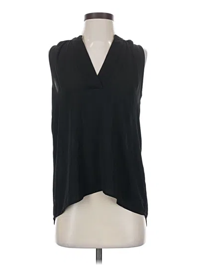 Pre-owned J.crew 365 Sleeveless Blouse In Black