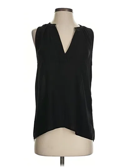 Pre-owned J.crew 365 Sleeveless Blouse In Black
