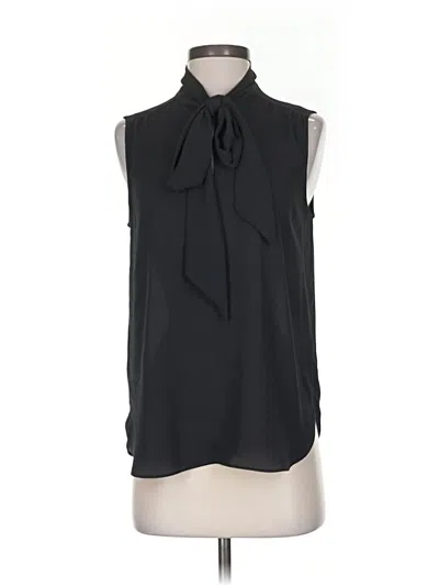 Pre-owned J.crew 365 Sleeveless Blouse In Black