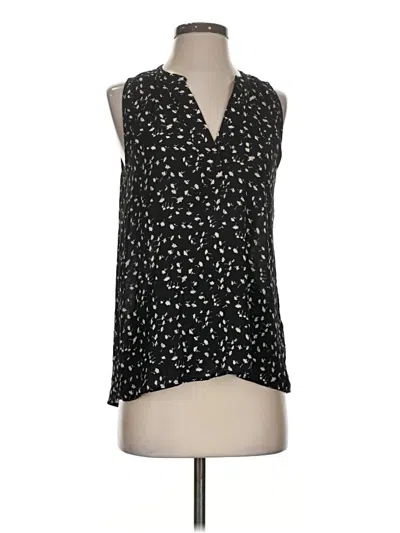 Pre-owned J.crew 365 Sleeveless Blouse In Black