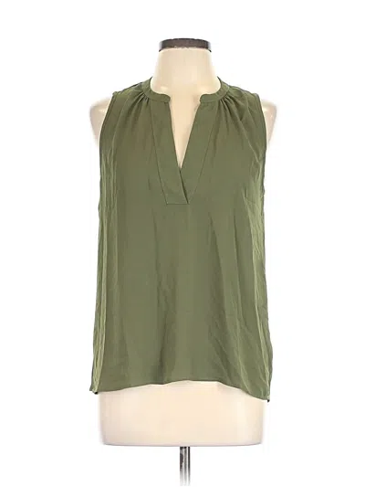 Pre-owned J.crew 365 Sleeveless Blouse In Green