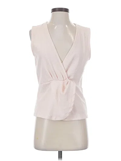 Pre-owned J.crew 365 Sleeveless Blouse In Ivory