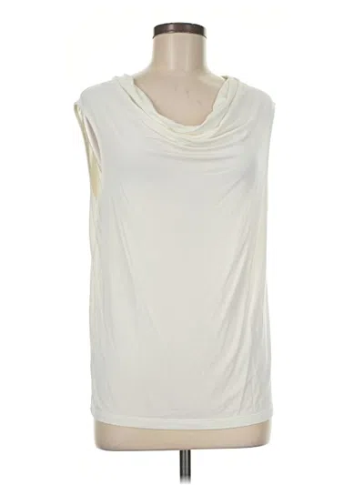 Pre-owned J.crew 365 Sleeveless Blouse In Ivory