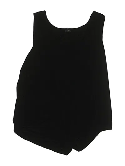 Pre-owned J.crew 365 Sleeveless Top Black Scoop Neck Tops