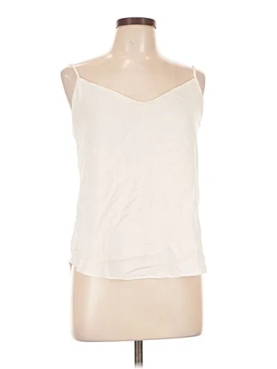 Pre-owned J.crew 365 Sleeveless Top Ivory Scoop Neck Tops