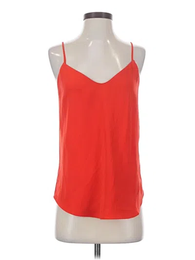 Pre-owned J.crew 365 Sleeveless Top Orange Halter Neckline Tops