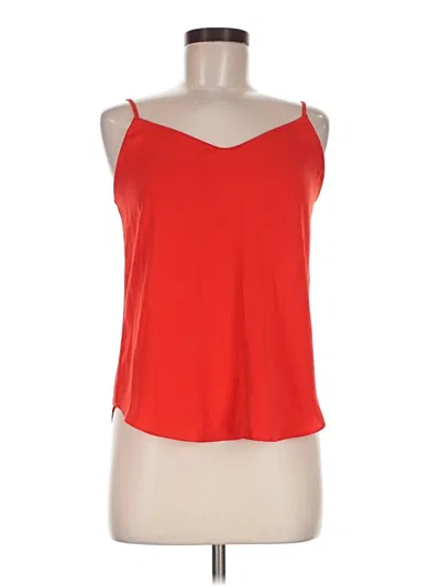 Pre-owned J.crew 365 Sleeveless Top Red Halter Neckline Tops