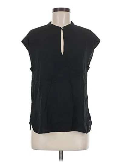 Pre-owned J.crew 365 Sleeveless T-shirt In Black