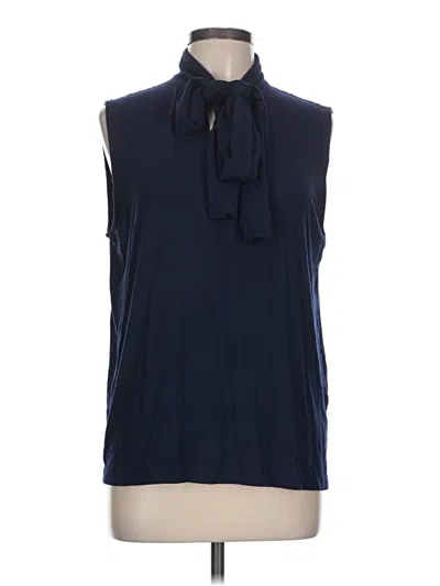 Pre-owned J.crew 365 Sleeveless T-shirt In Blue