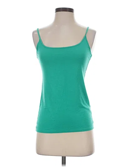 Pre-owned J.crew 365 Tank Top Green Strapless Neckline Tops