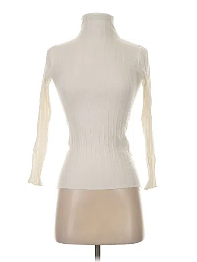 Pre-owned J.crew 365 Turtleneck Sweater In Ivory