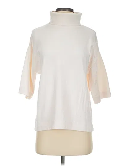 Pre-owned J.crew 365 Turtleneck Sweater In Ivory