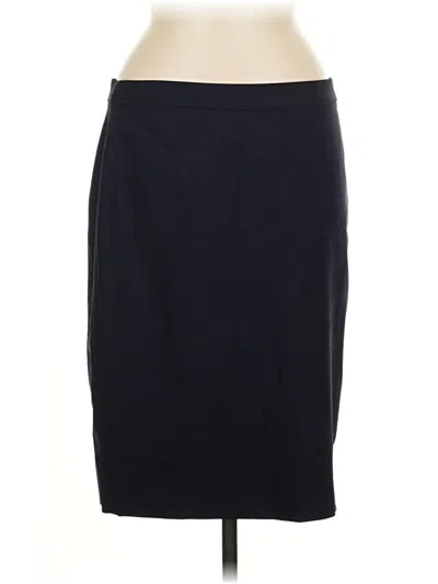 Pre-owned J.crew 365 Wool Skirt In Black