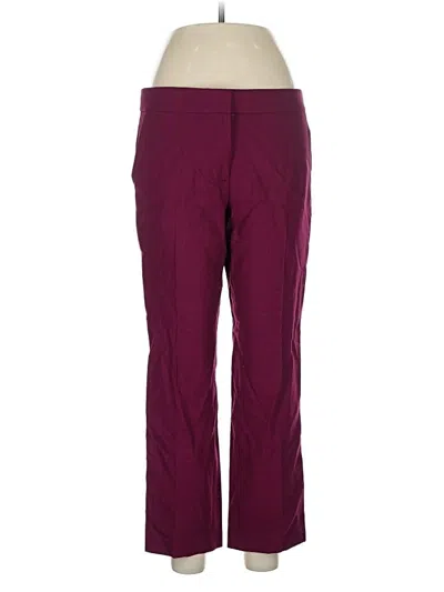 Pre-owned Jcrew Active Pants In Burgundy