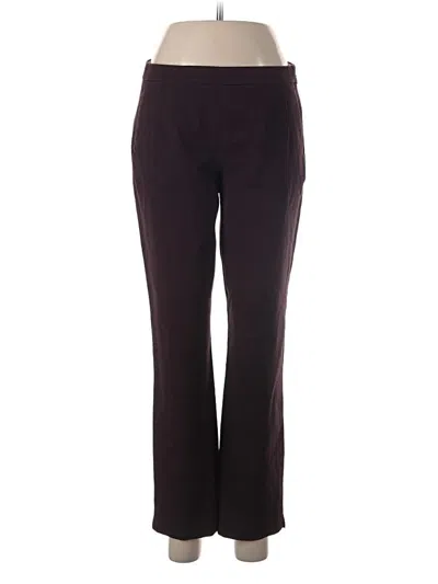 Pre-owned Jcrew Active Pants In Burgundy