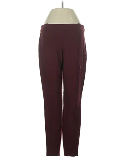 Pre-owned Jcrew Active Pants In Burgundy
