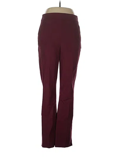 Pre-owned Jcrew Active Pants In Burgundy