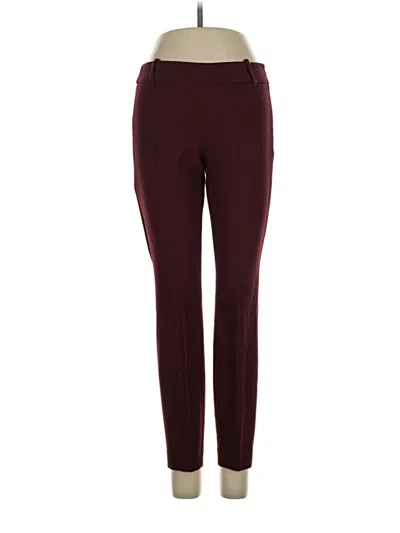 Pre-owned Jcrew Active Pants In Burgundy