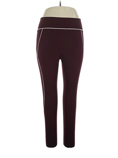 Pre-owned Jcrew Active Pants In Burgundy