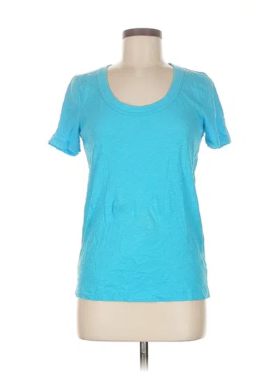 Pre-owned Jcrew Active T-shirt In Blue