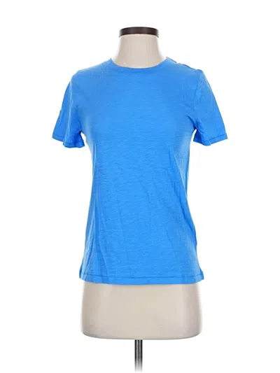 Pre-owned Jcrew Active T-shirt In Blue