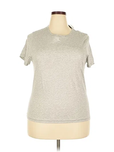 Pre-owned Jcrew Active T-shirt In Gray