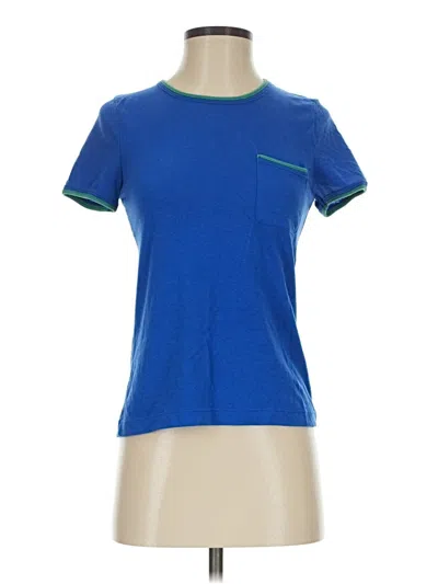 Pre-owned Jcrew Active T-shirt In Blue