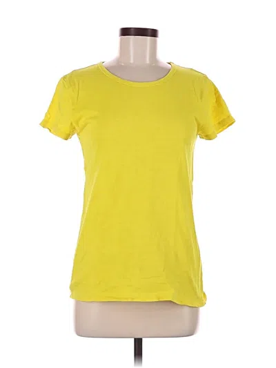 Pre-owned Jcrew Active T-shirt In Yellow