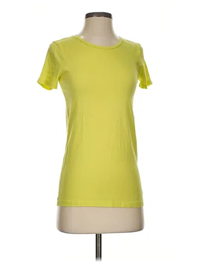 Pre-owned Jcrew Active T-shirt In Yellow