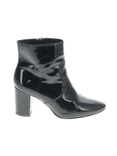 Pre-owned Jcrew Ankle Boots In Black