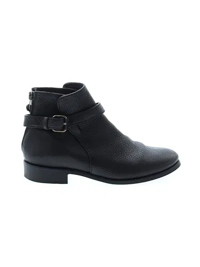 Pre-owned Jcrew Ankle Boots In Black