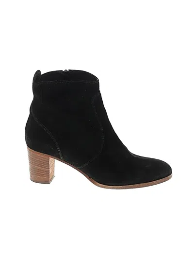 Pre-owned Jcrew Ankle Boots In Black