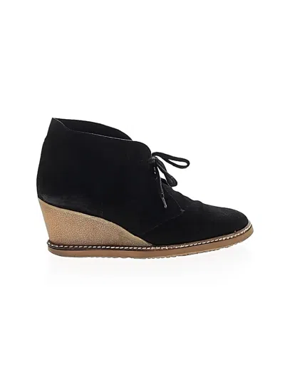 Pre-owned Jcrew Ankle Boots In Black