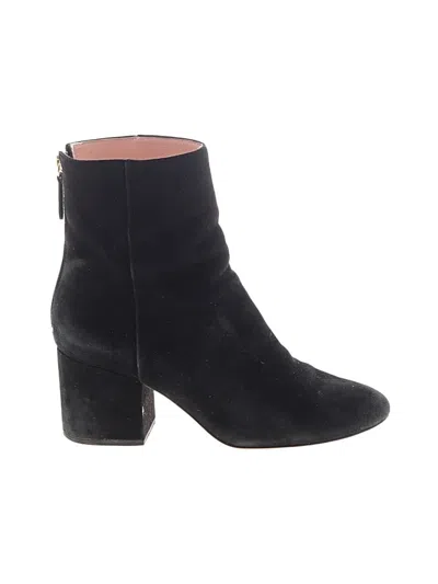 Pre-owned Jcrew Ankle Boots In Black