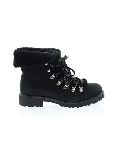 Pre-owned Jcrew Ankle Boots In Black